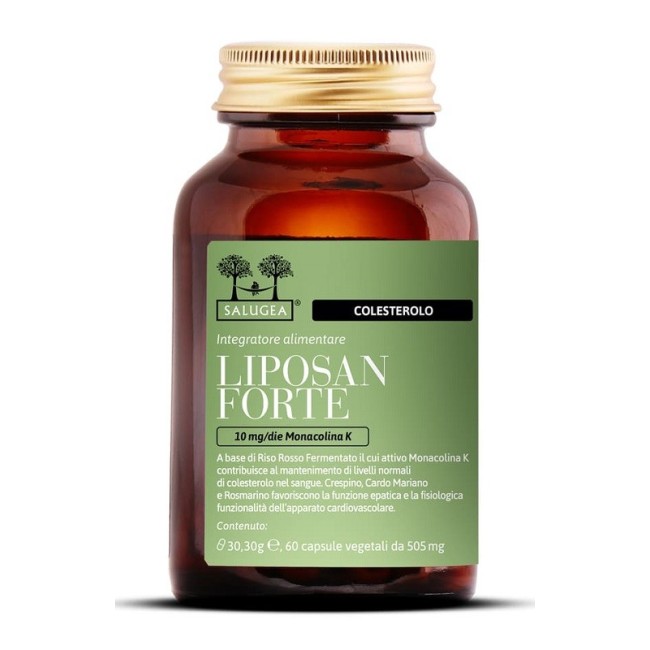 Salugea Liposan Forte 60 Capsule integratore di riso rosso