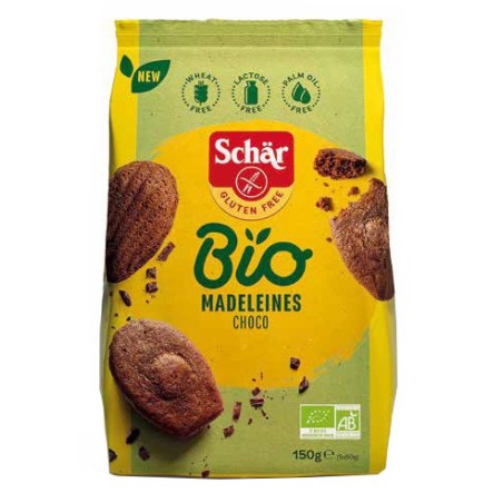 Dr Schar Bio Madeleines Choco biscotti senza glutine 150 G