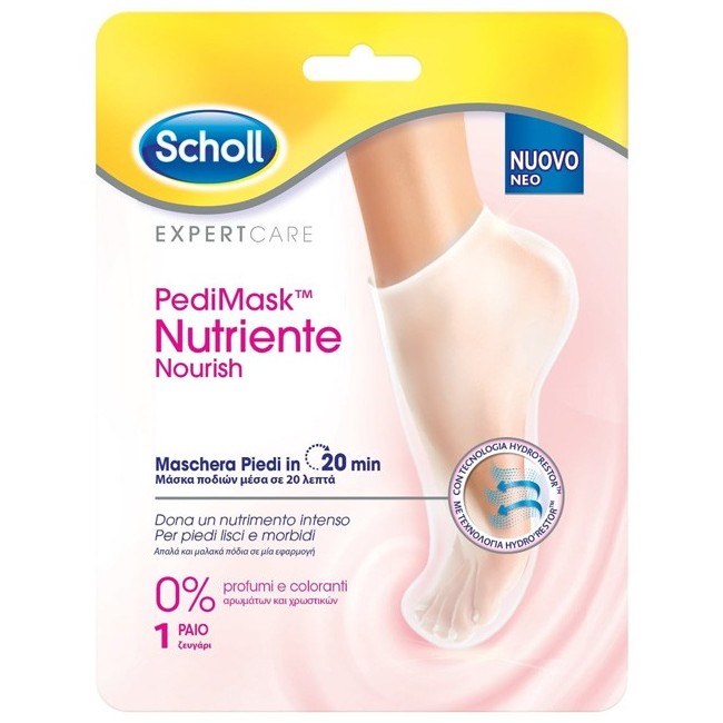 Dr Scholl Expertcare Pedimask Nutriente 3 Oils Complex 1 paio