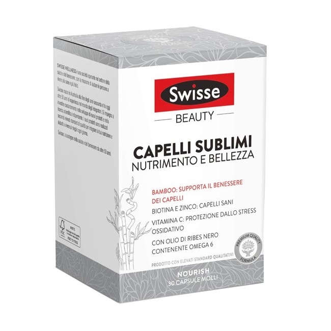 Swisse Capelli Sublimi 30 Capsule con estratto di bamboo