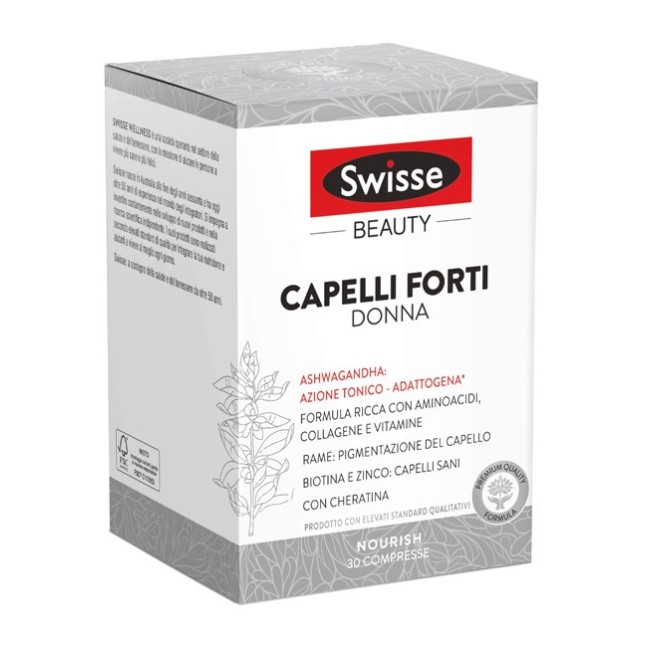 Swisse Capelli Forti Donna integratore 30 Compresse