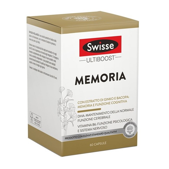 Swisse Memoria 60 Capsule per rinforzare le funzioni cognitive