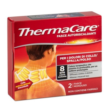 Thermacare Fasce Autoriscaldanti Collo spalla polso 2 Pezzi