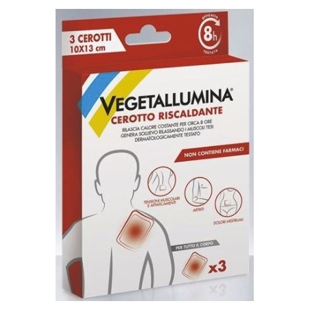 Pietrasanta Pharma Vegetallumina Cerotto Riscaldante 3 Pezzi