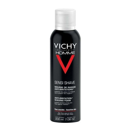 Vichy Homme Mousse Da Barba Tripla Protezione 200 Ml