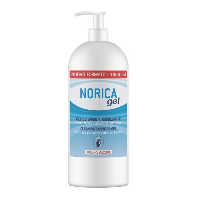 Polifarma Norica Gel Detergente Igienizzante 70% Alcool 1000 Ml