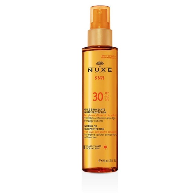 Nuxe Sun Olio Solare Viso E Corpo protezione Spf30 150 Ml