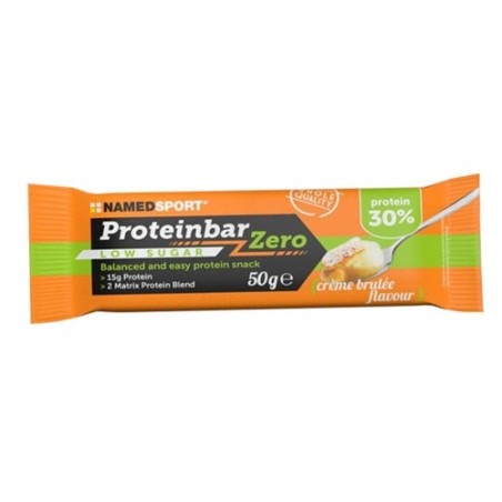 Namedsport Proteinbar Zero Creme Brulee barretta 50 G