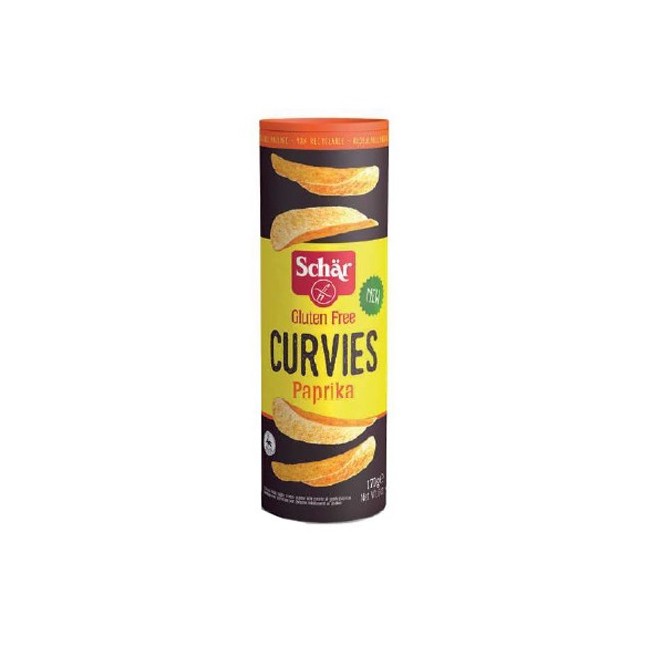 Dr Schar Curvies Paprika chips di patate senza glutine 170 G