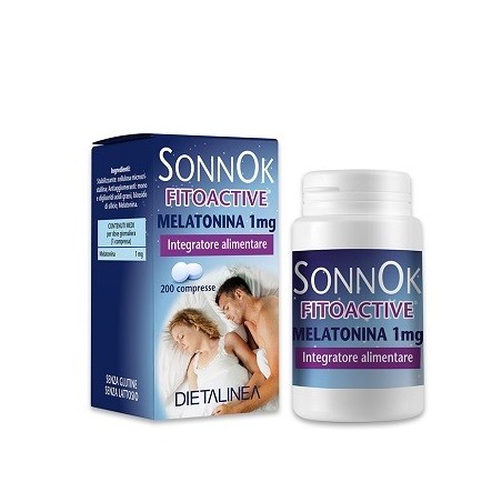 Gdp general Dietalinea Sonnok Fitoactive Melatonina 1mg 200 Compresse