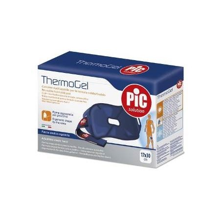 Pic Thermogel Ginocchio Con Fascia cuscinetto in gel riutilizzabile