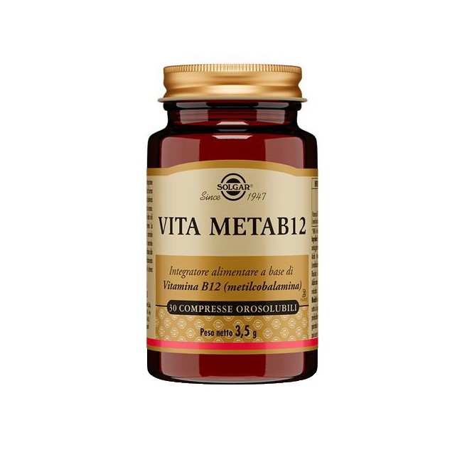 Solgar Vita Metab12 integratore 30 Compresse Orosolubili