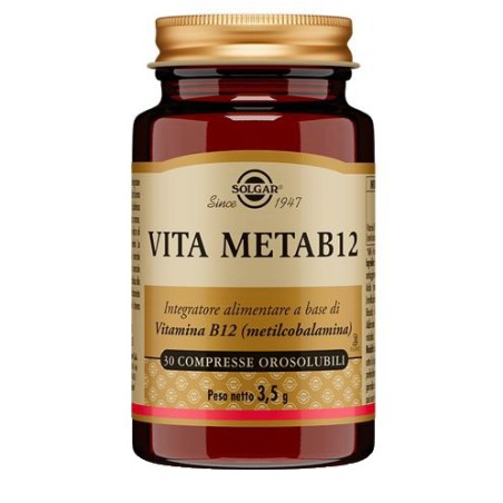 Solgar Vita Metab12 integratore 30 Compresse Orosolubili