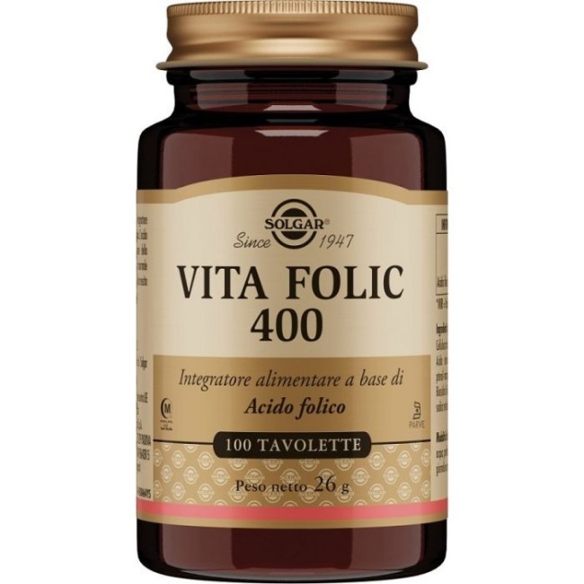 Solgar Vita Folic 100 Tavolette