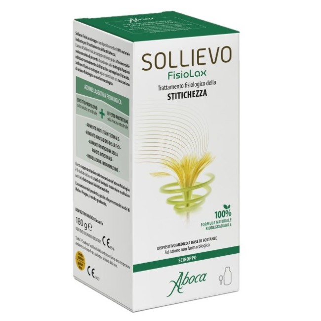 Aboca Sollievo fisiolax sciroppo lassativo 180 g