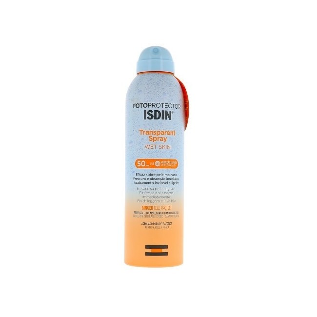 Isdin Fotoprotector trasparente wet protezione spf50 spray 250 ml