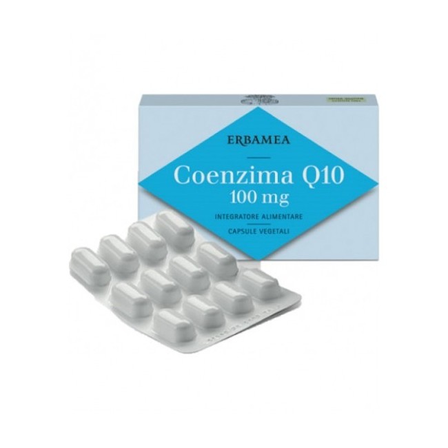 Erbamea coenzima q10 integratore 100mg 24 capsule