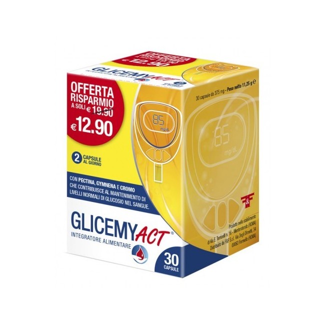 Glicemy act 30 capsule integratore di Gymnena