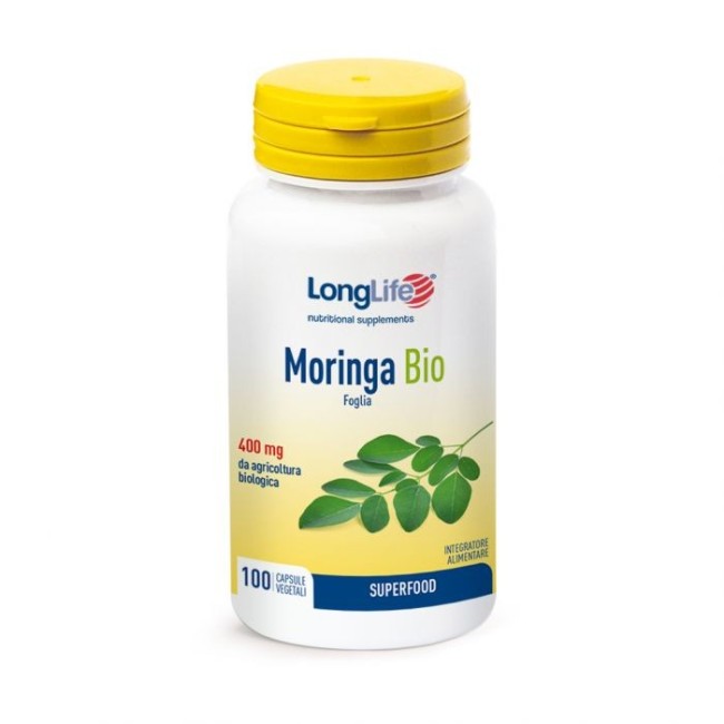 Longlife moringa bio integratore 100 capsule vegetali