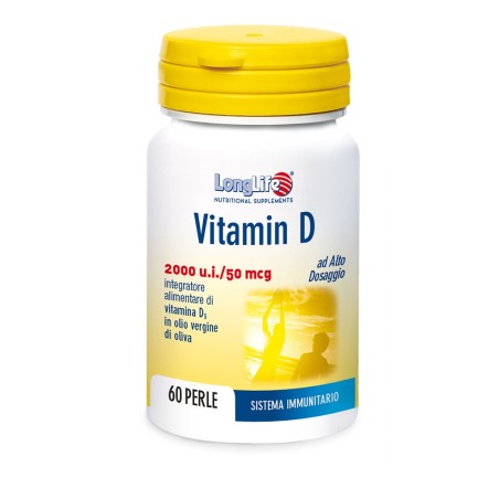 Longlife vitamina d 2000ui integratore 60 perle