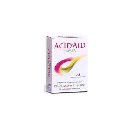 Acid Aid Papaya 20 Compresse Masticabili