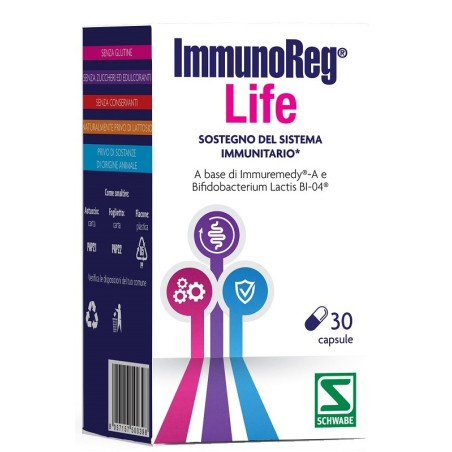 Schwabe Pharma Italia Immunoreg Life 30 Capsule con betaglucani