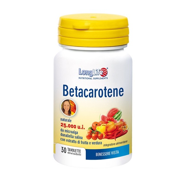 Phoenix Longlife Betacarotene 25000 Ui integratore 30 Compresse