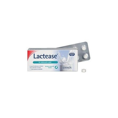 Lactease 4500 Fcc Menta 30 Compresse