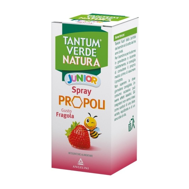 Angelini Tantum Verde Natura Junior Spray per il mal di gola 25 Ml