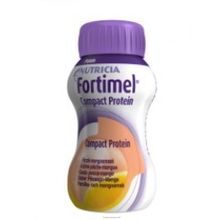 Fortimel compact pesca e mango 4 bottigliette da 125 ml