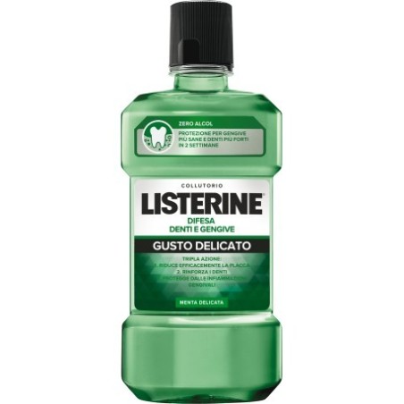 Listerine denti e gengive collutorio antibatterico 500ml