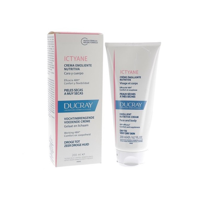 Ducray Ictyane crema emolliente nutriente 200ml