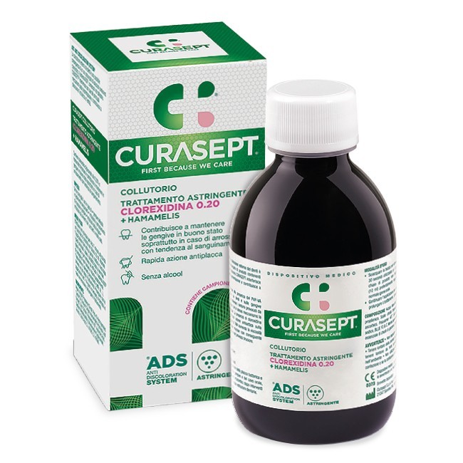 Curasept collutorio ads dna astringente e antiplacca 200 ml