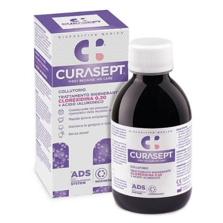 Curasept ADS Collutorio 0,20 Clorexidina Rigenerante 200ml