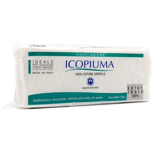 Icopiuma cotone ex india ovatta in busta 100g