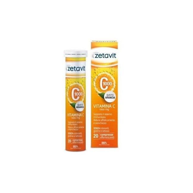 Zetavit C1000 Integratore di Vitamina C 20 compresse effervescenti