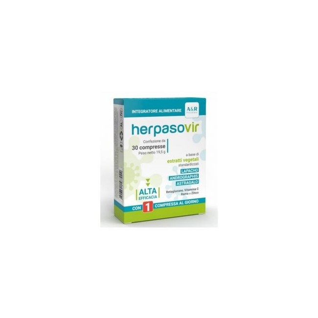 A&R pharma Herpasovir integratore 30 compresse