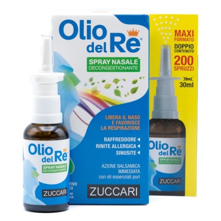 Zuccari Olio del re spray nasale 30ml per liberare il naso