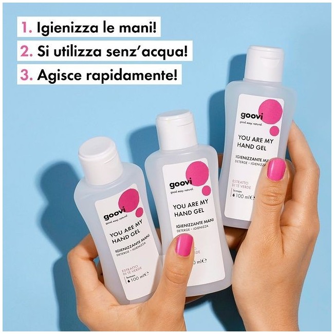 Goovi gel igienizzante per le mani 100ml