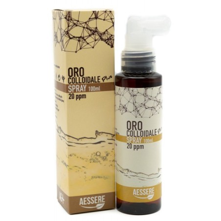 Aessere Oro colloidale plus spray 20ppm flacone 100 ml