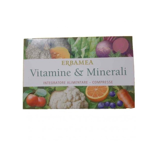 Erbamea Vitamine & minerali integratore 24 compresse