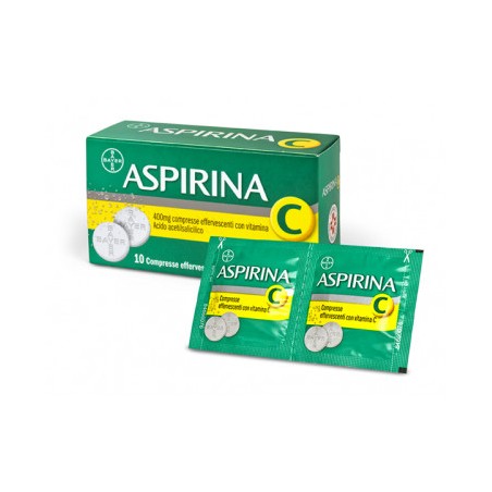 Aspirina C*10 Compresse Effervescenti 400+240mg