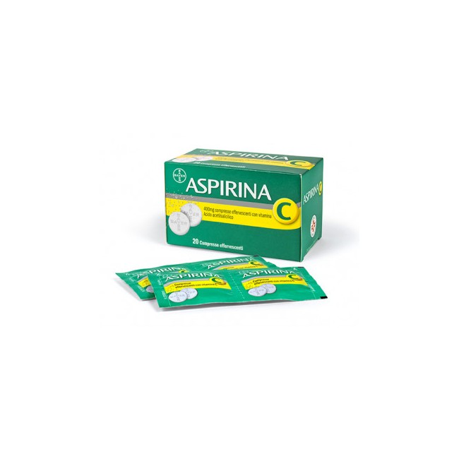 Aspirina C 20 Compresse Effervescenti 400+240mg