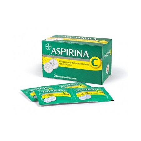 Aspirina C 20 Compresse Effervescenti 400+240mg