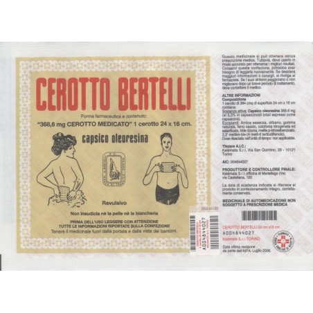 Cerotto Bertelli*medio Cm 16x12