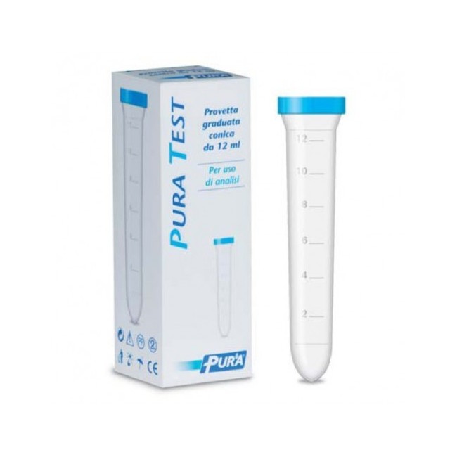 Sixtem Life Provetta Per Urine Pura Test Graduata Conica 12 Ml