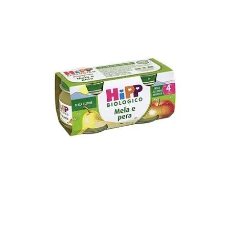 Hipp omogeneizzato mela e pera 2x80g - Para-Farmacia Bosciaclub