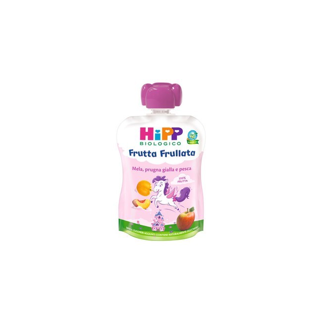 Hipp frutta frullata unicorno merenda per bambini 90g