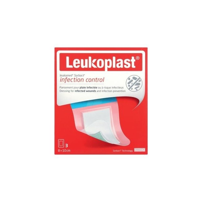 Leukomed Sorbact Medicazione TNT 8x10cm 5 Pezz