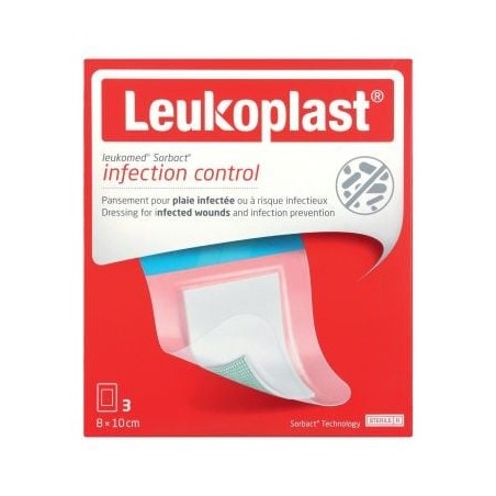 Leukomed Sorbact Medicazione TNT 8x10cm 5 Pezz